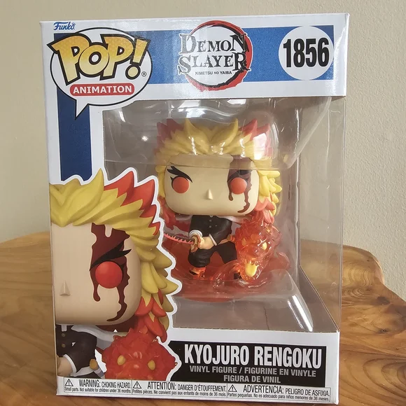 Funko Pop! Animation Demon Slayer Kyojuro Rengoku Vinyl Figure - Yellow & Red - Picture 2 of 7
